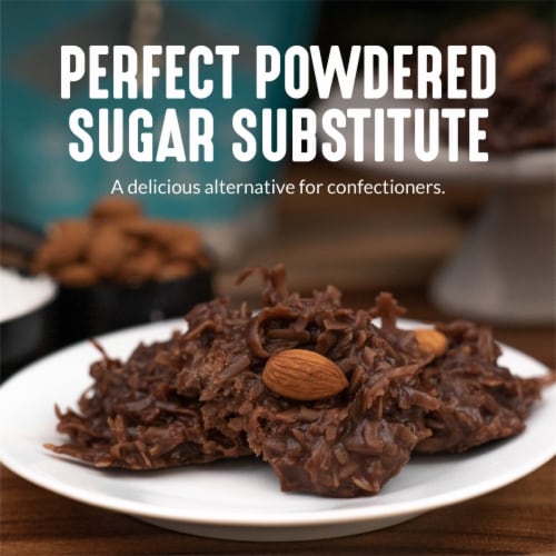 Lakanto Powdered Monk Fruit Sweetener - Powdered Sugar Substitute (1.76 lbs) Perspective: left