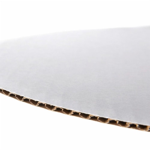 12-Pack Round Cake Boards, Cardboard Cake Circle Bases, 6 Inches Diameter, White Perspective: left