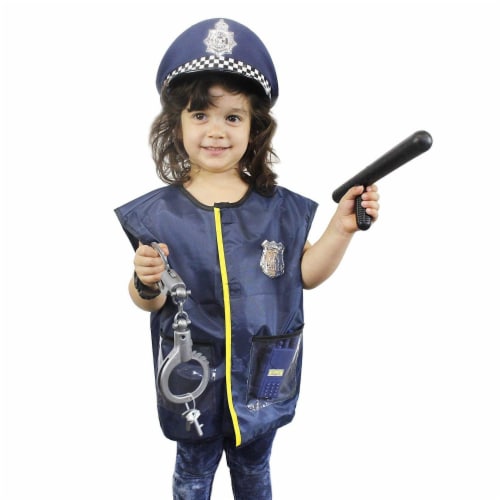 Halloween Costumes for Kids, Police Officer Uniform Costume (13 Pieces ...