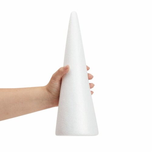  18 Pack Foam Cones for Crafts, 5 Assorted Sizes for Trees,  Holiday Decorations, Handmade Gnomes (White, 4,6,8,10,12) : Arts, Crafts &  Sewing