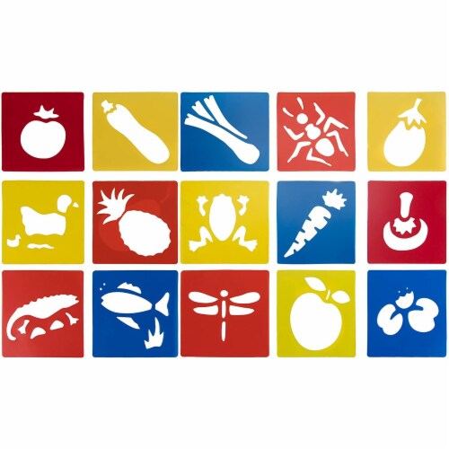 54-Pack Drawing Stencils Plastic Animal Stencil Templates Hollow Out  Drawing DIY, PACK - Kroger