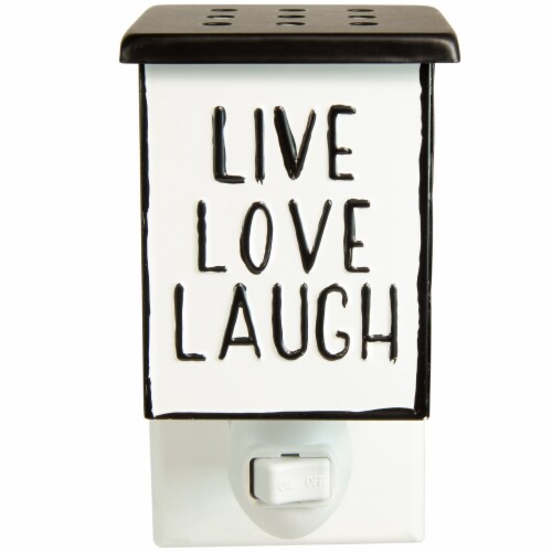 Oak & Rye Distressed Love Mini Warmer Perspective: left