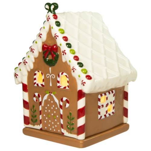Oak & Rye™ Full Size Candy House Wax Warmer Perspective: left