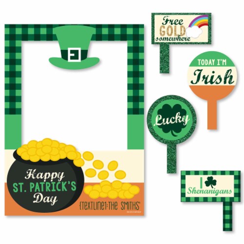 st pattys day photo booth props