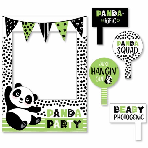 Big Dot of Happiness Party Like a Panda Bear Birthday Party Photo Booth