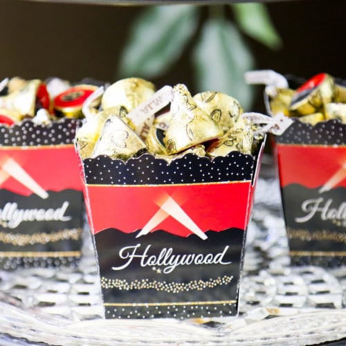 Big Dot Of Happiness Red Carpet Hollywood - Movie Night Happy Birthday  Party Supplies Kit - Ready To Party Pack - 8 Guests : Target