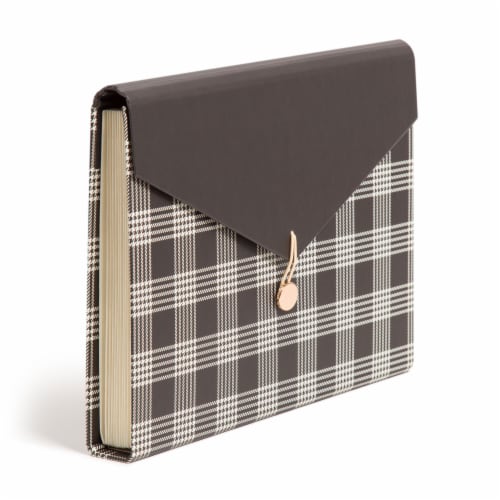 U Brands 13 Pocket Expandable File – Modern Heritage Perspective: left