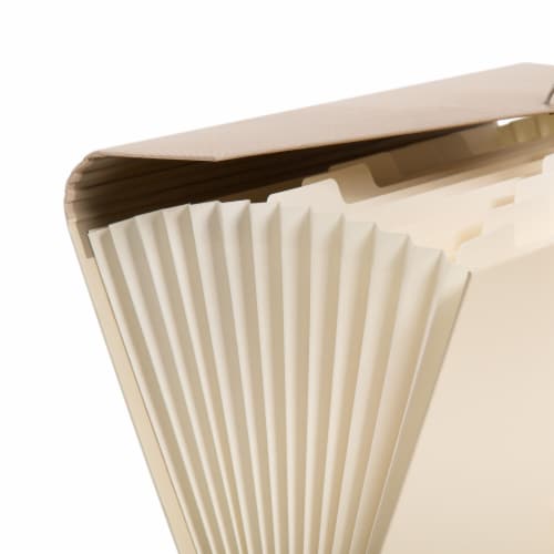 U Brands 13 Pocket Expandable File - Subtle Texture Perspective: left
