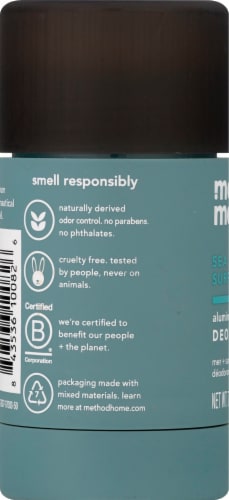 Method Men Sea + Surf Aluminum Free Deodorant Perspective: left