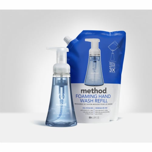 METHOD Foaming Hand Soap Cucumber Water Perspective: left