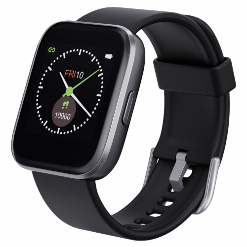 Letsfit 843785124949 IW1 Bluetooth Smart Watch (Black) Perspective: left