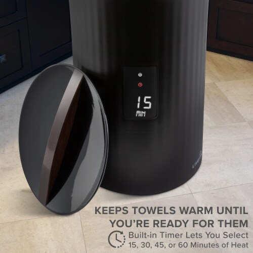 Live Fine Towel Warmer, Large Bucket Style Heated Towel warmers, Fits 40”x70” Towels Perspective: left