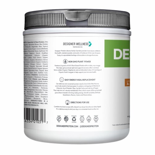 Essential 10 Meal Replacement Belgian Chocolate Plant Based Protein Perspective: left