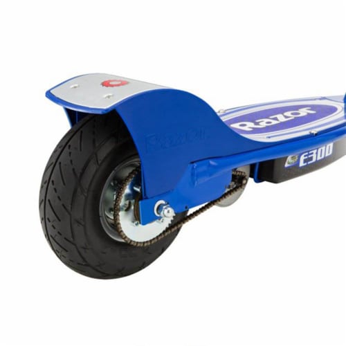 Razor E300 Adult RideOn 24V High-Torque Motorized Electric Powered Scooter, Blue Perspective: left