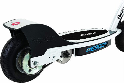 Razor® Black/White E300S Electric Scooter Perspective: left