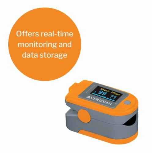 SmartHeart Fingertip Pulse Oximeter 1 Each 11-50DP Perspective: left