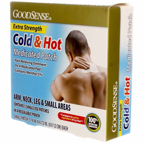 GoodSense Cold & Hot Medicated Patch, 5 Ct Perspective: left