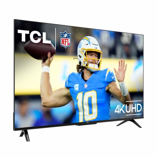 TCL 43" S4 S-Class 4K UHD HDR LED Smart TV with Google TV Perspective: left