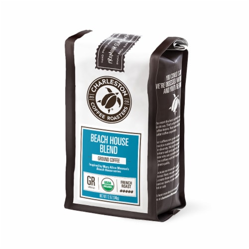 Charleston Coffee Roasters Beach House Blend Ground Coffee Perspective: left