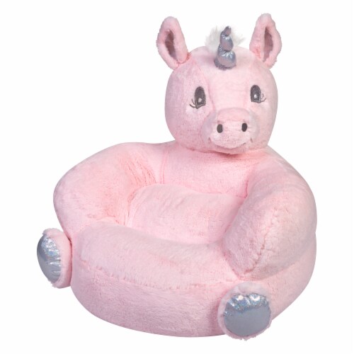 Trend Lab Plush Unicorn Character Chair - Pink Perspective: left