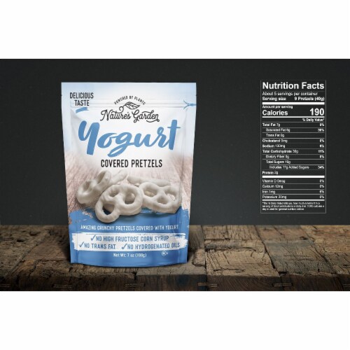 Nature's Garden - Yogurt Covered Pretzels - 7 oz. (Single Pack) Perspective: left