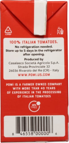 Pomi Marinara Sauce Perspective: left