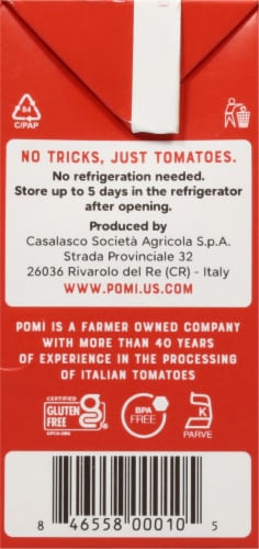 Pomi Finely Chopped Tomatoes Perspective: left
