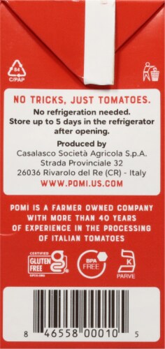 Pomi Finely Chopped Tomatoes Perspective: left