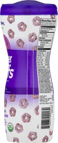 Plum Organics® Super Puffs® Blueberry with Purple Sweet Potato Cereal Snacks Perspective: left