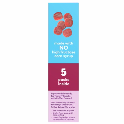 Plum® Organics Berry Teensy® Snacks Perspective: left