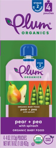 Plum organics spinach peas sales pear