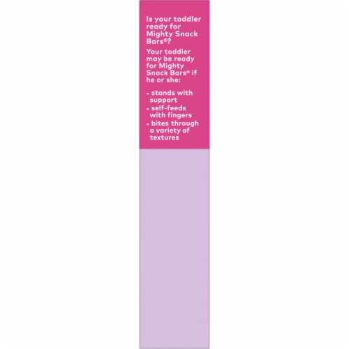 Plum Organics® Strawberry Mighty Snack Bars® Perspective: left