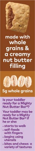 Plum Organics® Mighty Nut Butter Bar® Almond Butter Bars Perspective: left