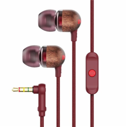 House of Marley Headphones - Red Perspective: left