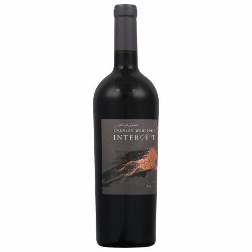 Charles Woodson's Intercept Paso Robles Red Blend 750 ml Perspective: left