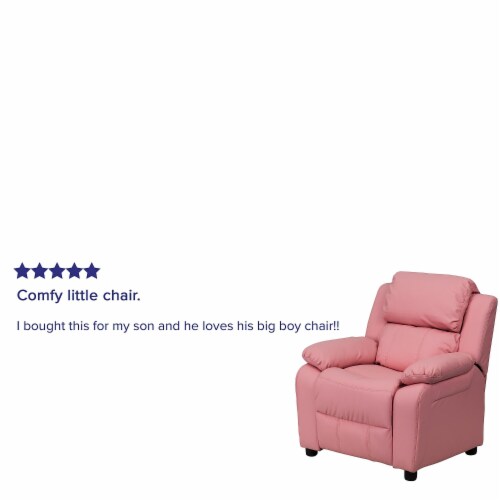 Flash Furniture Deluxe Contemporary Heavily Padded Vinyl Kids Recliner