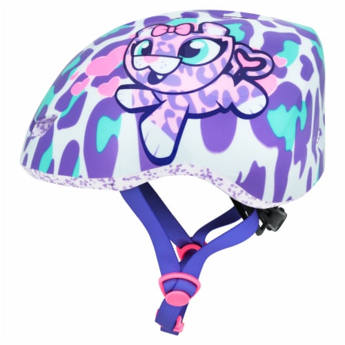 Raskullz Lil Leopard Youth Bicycle Helmet Perspective: left