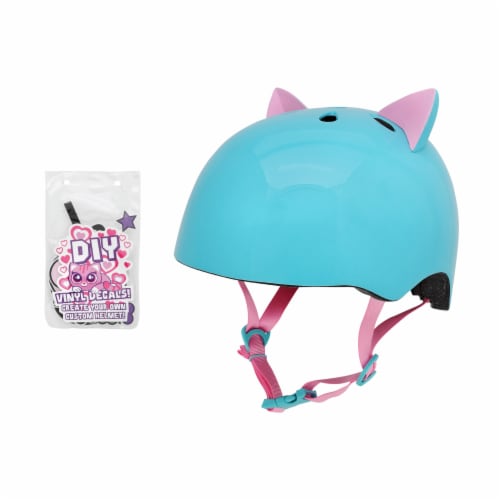 Raskullz® bike helmet cat tea Perspective: left