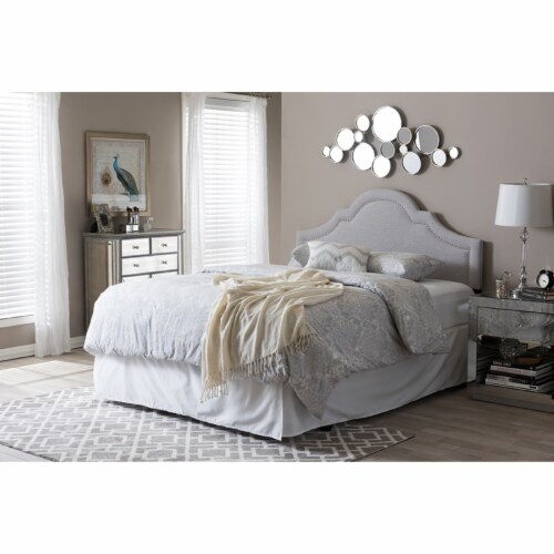 Baxton Studio Rita Modern and Contemporary Grayish Beige Fabric Upholstered King Size Headboard Baxton Studio Rita Modern and Contemporary Grayish Beige Fabric Upholstered King Size Headboard