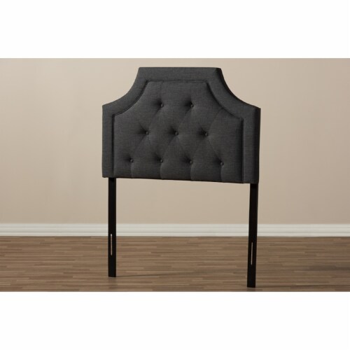 Baxton Studio Mars Modern and Contemporary Dark Grey Fabric Twin