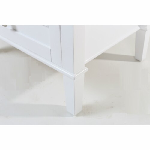 Elegant Decor VF-2001 24 in. Single Bathroom Vanity Set, White - Large Perspective: left