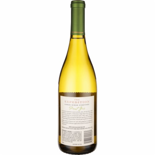 Canoe Ridge Vineyard Expedition Pinot Gris Washington White Wine Perspective: left