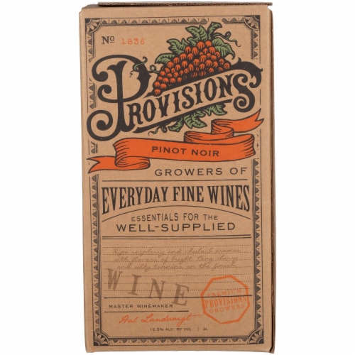 Provisions Pinot Noir Chile Red Wine Perspective: left