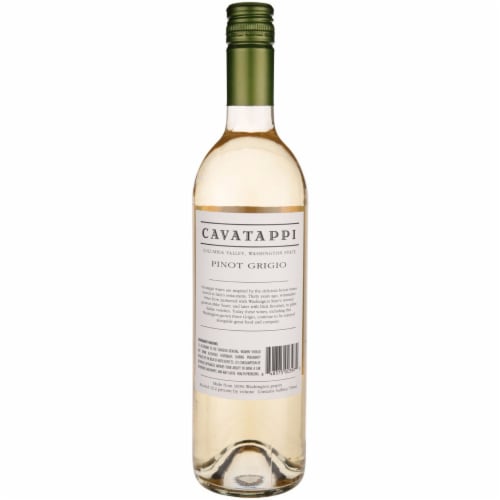 Cavatappi Pinot Grigio Washington White Wine Perspective: left
