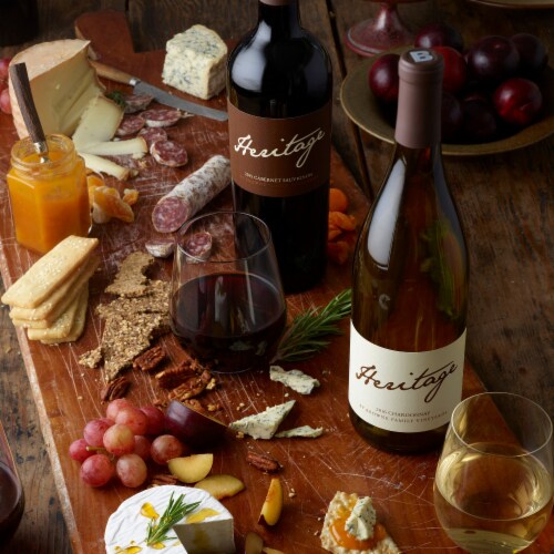 Browne Family Vineyards Heritage Cabernet Sauvignon Washington Red Wine Perspective: left