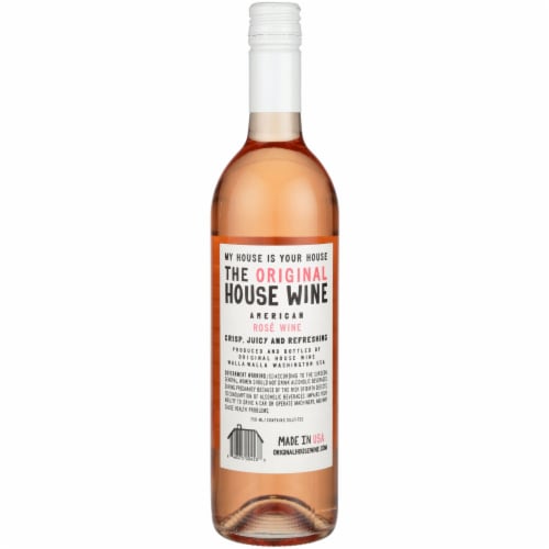 House Wine Rose Wine Perspective: left