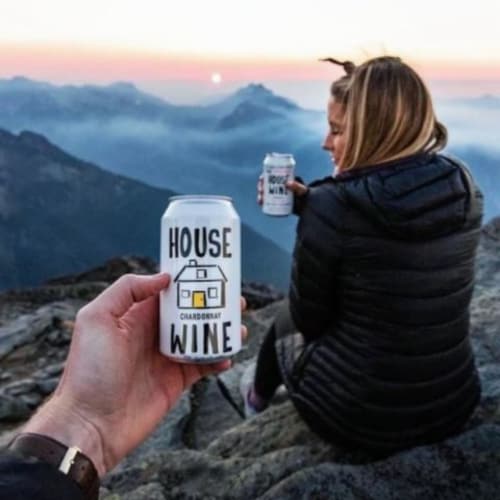 House Wine Chardonnay White Wine Perspective: left