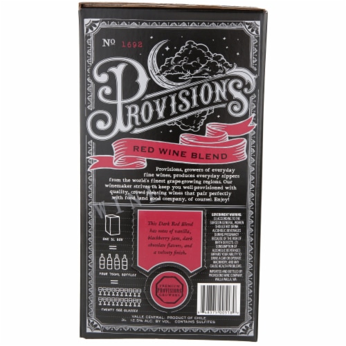 Provisions Dark Red Blend Perspective: left