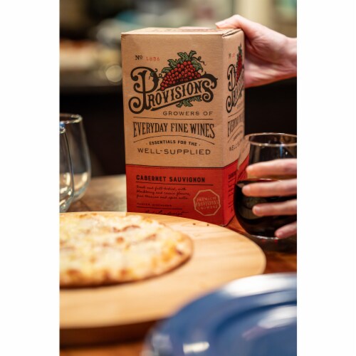 Provisions Sauvignon Blanc Chile White Wine Box Perspective: left