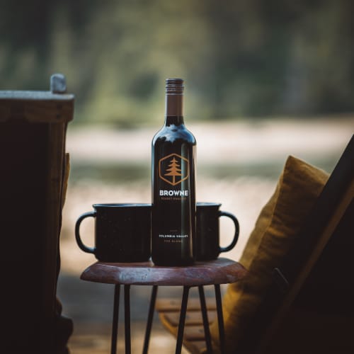 Browne Forest Project Red Blend Washington Wine Perspective: left